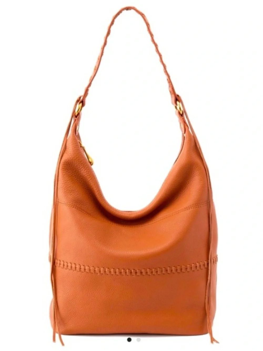 HOBO Entwine Leather Cognac Bag LIKE NEW